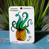 Octopus Pineapple decal