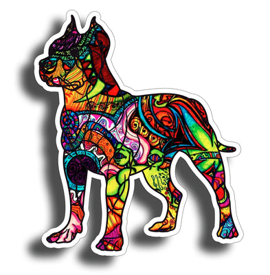 Graffiti Pitbull Dog Sticker