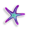 Purple and Blue Starfish Sticker