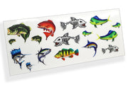 Saltwater and Bass Fish Scale Sheet Pack