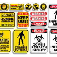 Zombie RC Scale Shop Sticker Sheet