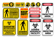 Zombie RC Scale Shop Sticker Sheet
