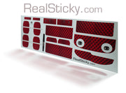 Red Interior Sticker Sheet 64 model