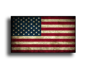 Rustic American Flag Sticker