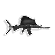 Marlin Sailfish AR15 Rifle Sticker