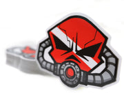 Mini Diver Down Skull Breathe Sticker