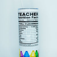 #Teachlife Nutrition Tumbler