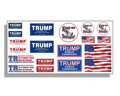 trump sticker sheet