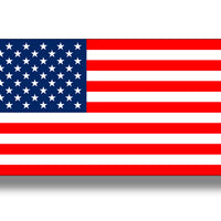 USA American Flag 6 inch Sticker