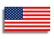 USA American Flag 6 inch Sticker