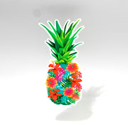 Aloha Flower Pineapple Sticker