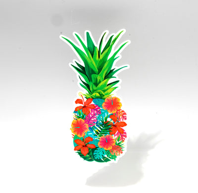 Aloha Flower Pineapple Sticker
