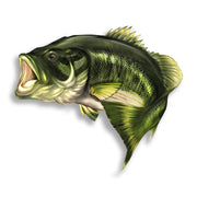 Bass Sticker 12 inch fish