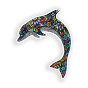 Black Flower Dolphin