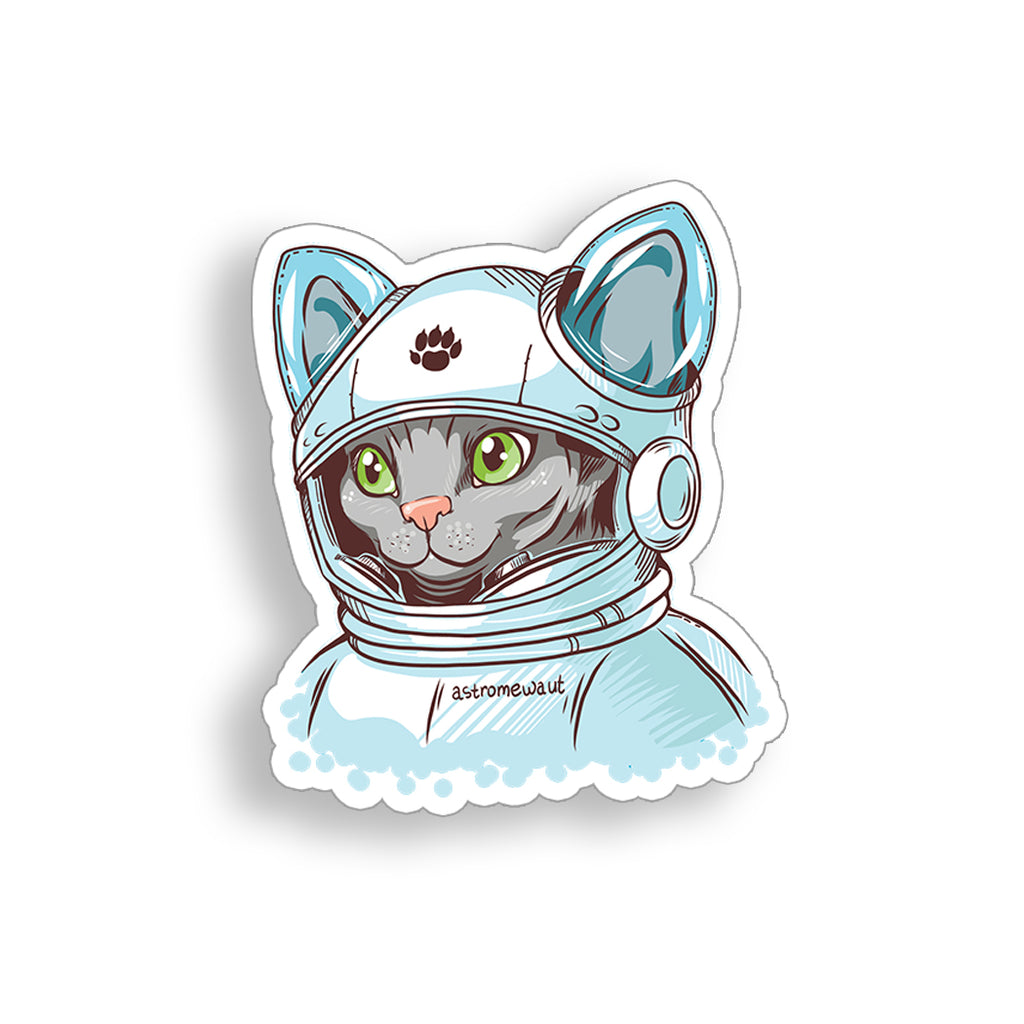 Astronaut Cat Sticker