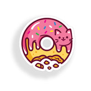 Cat Donut Sticker