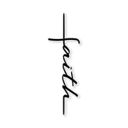 Faith Script Sticker
