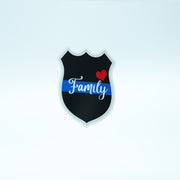 Police officer Family Sticker