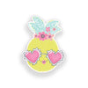 Pineapple wearing Pink Heart Glasses Sticker