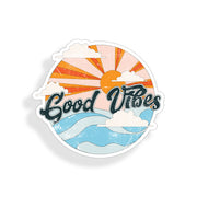 Good Vibes Ocean Sticker