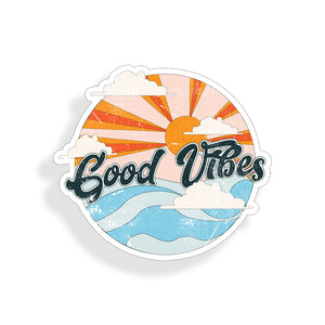 Good Vibes Ocean Sticker