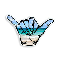 3" Beach Hang Loose Sticker