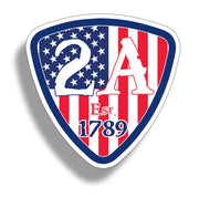 2nd Amendment 2A USA Badge