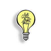 Let your light shine Sticker