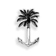 Palm Tree Anchor Sticker