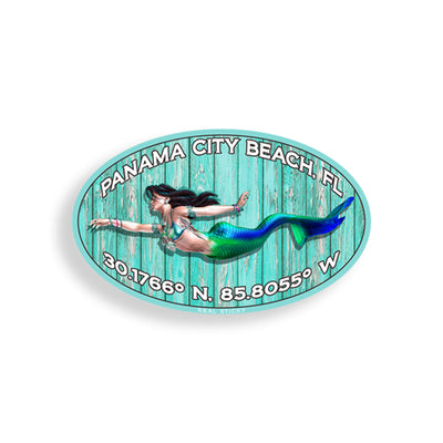 Panama City Beach Mermaid Sticker