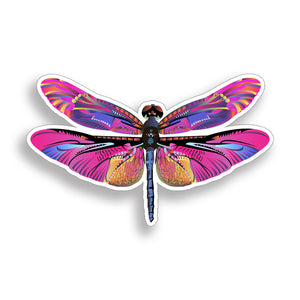 Pink Dragonfly Sticker
