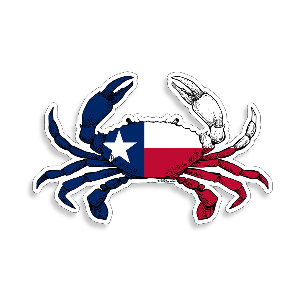 Texas Crab Sticker