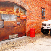 Rustic Brick Wall 1:10 scale garage display