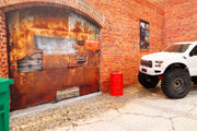 Rustic Brick Wall 1:10 scale garage display