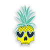Pineapple Skull with Sunglasses Sticker