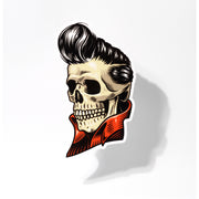 dapper skull sticker