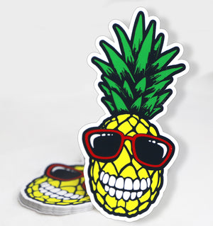 Smiling Pineapple Sticker
