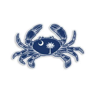 South Carolina Crab Sticker