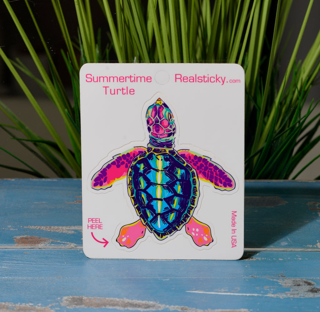 Sticky Turtle Summertime Turtle | Real Sticky