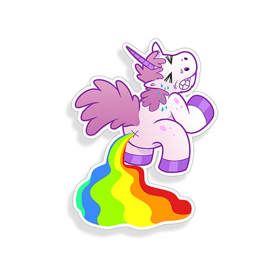 Unicorn Pooping Rainbow
