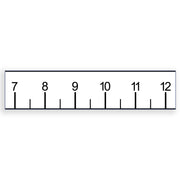 White Fish Ruler 40 inch Sticker