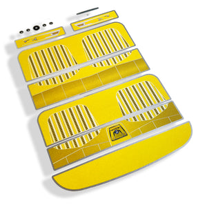 59 Impala Yellow Interior Sticker Sheet